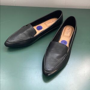 Me Too Black Leather Shoes